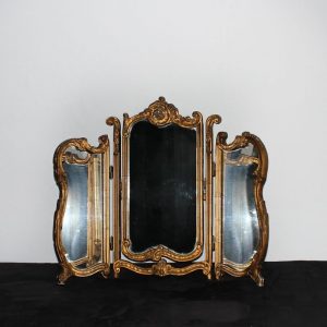 Bedroom furniture gold dressing table mirror