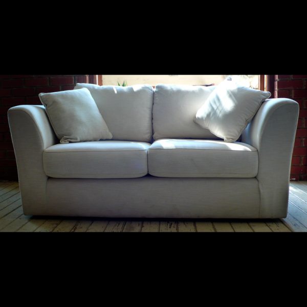 Couch 2 seater off white small