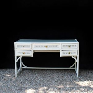 Server Hall Table white cane