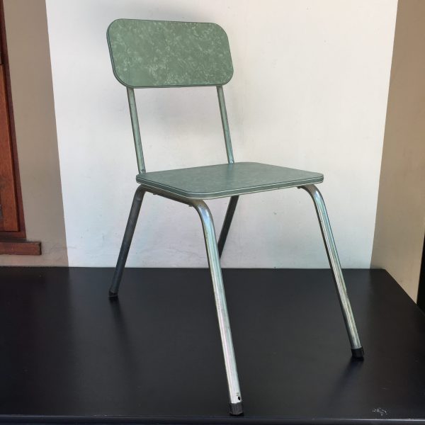 kitchen chair green melamine (2)