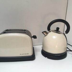kitchen smalls cream kettle and toaster