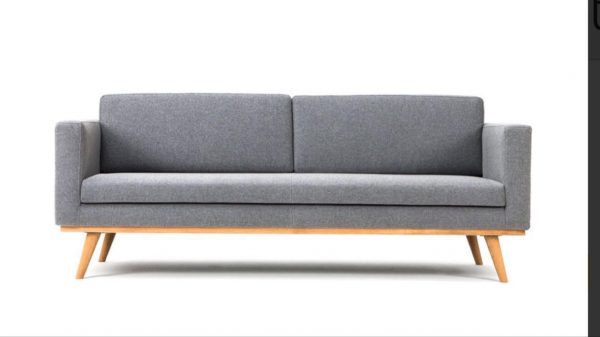 Couch grey retro