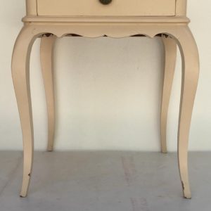 bedside table victorian cream/set of 2