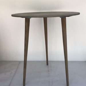 side table cement top modern / pair