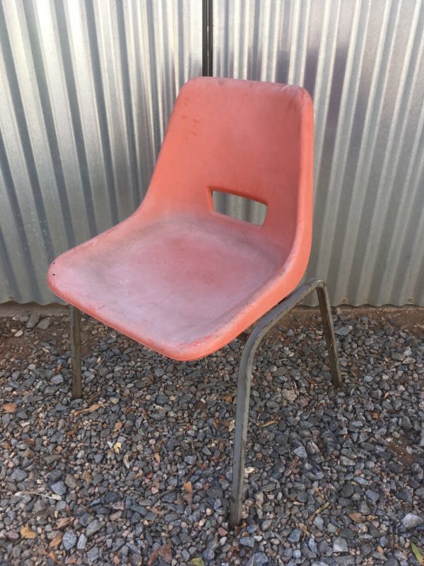 worn chair