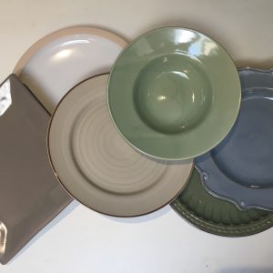plates assorted