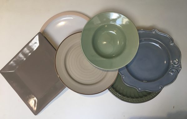 plates assorted