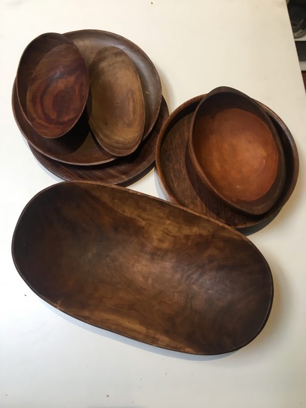 wooden bowls asst